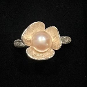 Pärlring Hilma Rosa